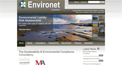 Desktop Screenshot of environet.ie